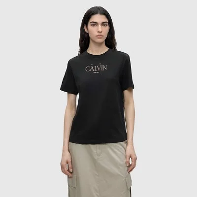 Camiseta Calvin Klein Negra...