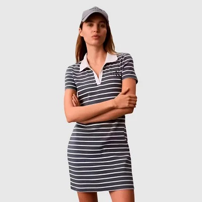 Vestido Calvin Klein Rayas...