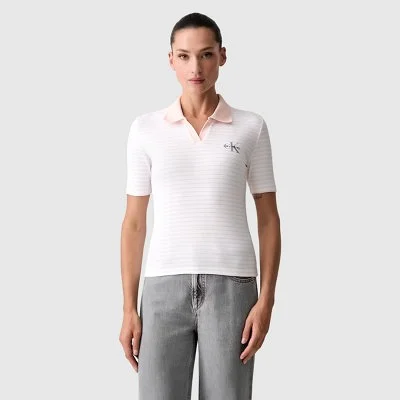 Polo Calvin Klein Rayas Mujer