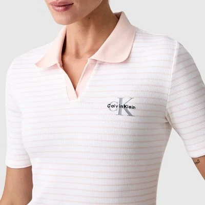 Polo Calvin Klein Rayas Mujer 2