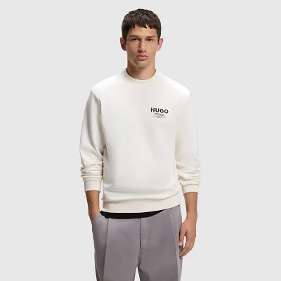 Sudadera Hugo Blanca Hombre