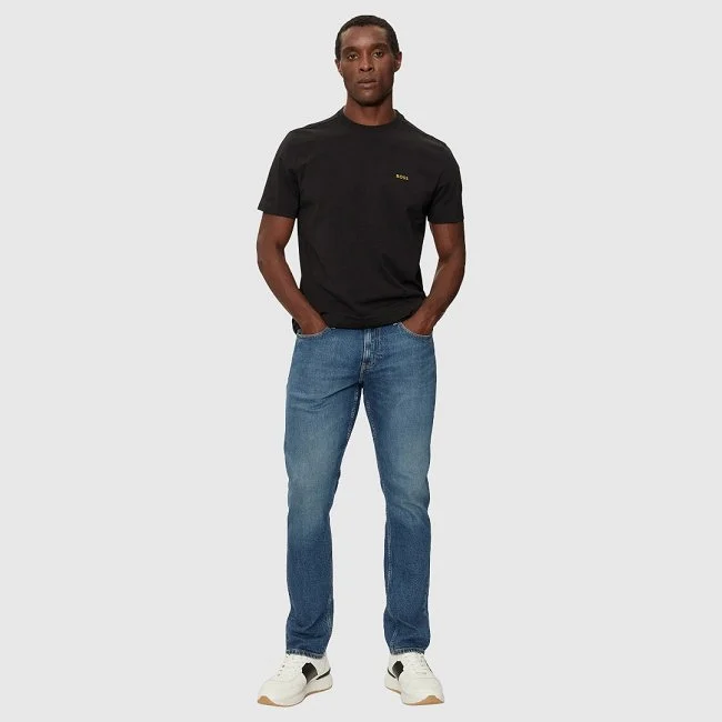 Camiseta Boss Negra Hombre