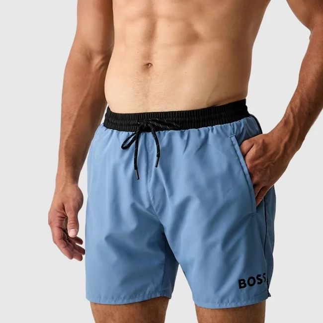 Bañador Boss Azul Hombre