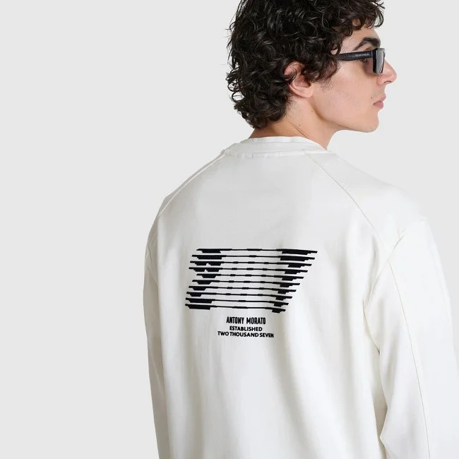 Sudadera Antony Morato Blanca Hombre