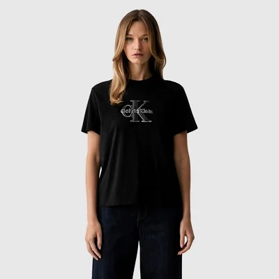 Camiseta Calvin Klein Negra...