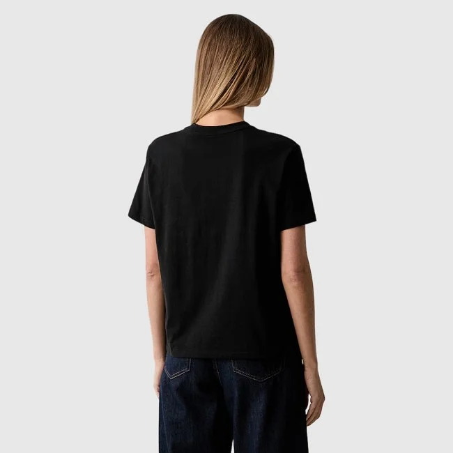Camiseta Calvin Klein Negra Mujer