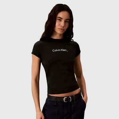 Camiseta Calvin Klein Negra...