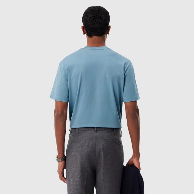 Camiseta Lacoste Azul Hombre