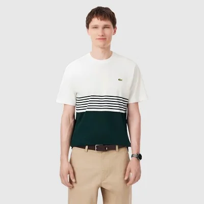 Camiseta Lacoste Blanca y...