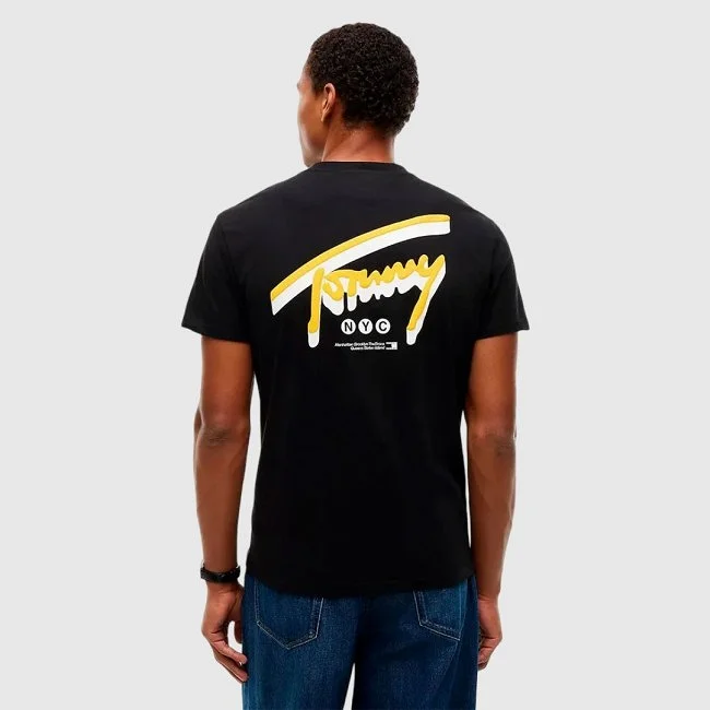 Camiseta Tommy Hilfiger Negra Hombre