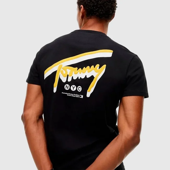 Camiseta Tommy Hilfiger Negra Hombre