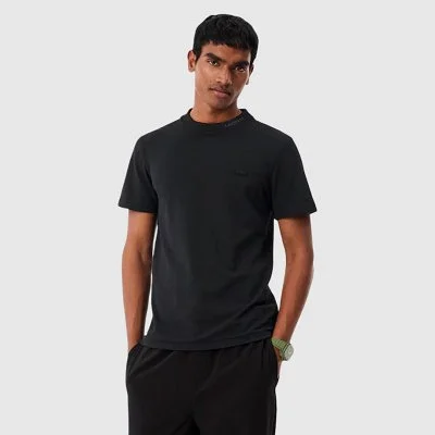 Camiseta Lacoste Negra Hombre