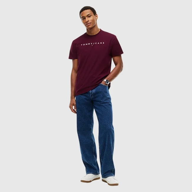 Camiseta Tommy Hilfiger Burdeos Hombre