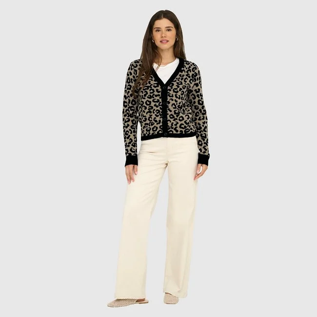 Jersey ONLY Beige y Negro Mujer