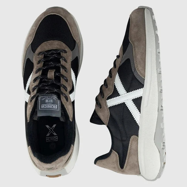 Zapatillas Munich Azules y Grises Hombre