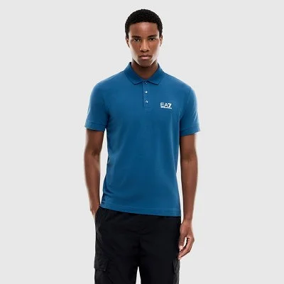 Polo Armani Azul Hombre