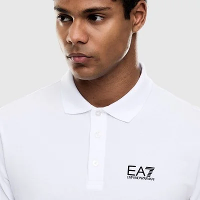 Polo Armani Blanco Hombre 2
