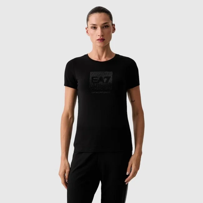 Camiseta Armani Negra Mujer