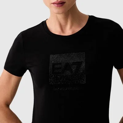 Camiseta Armani Negra Mujer 2