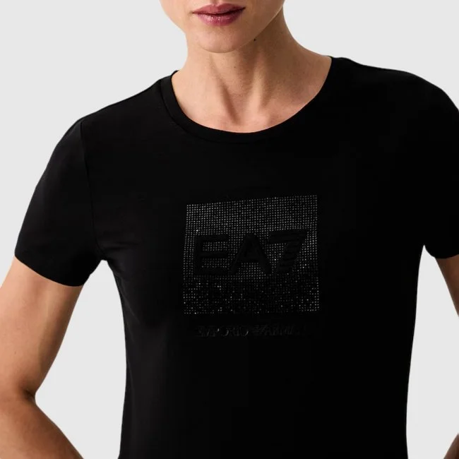 Camiseta Armani Negra Mujer