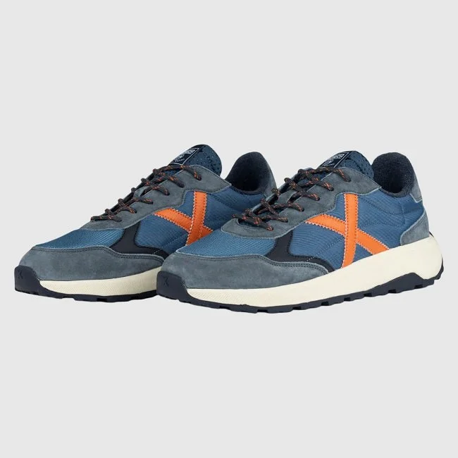 Zapatillas Munich Azules y Naranjas...