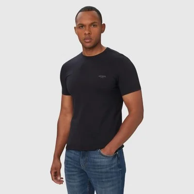 Camiseta Guess Azul Hombre