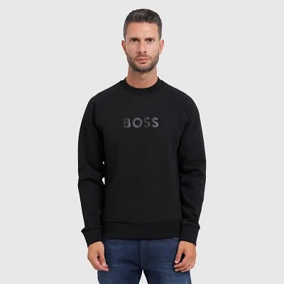 Sudadera Boss Negra Hombre