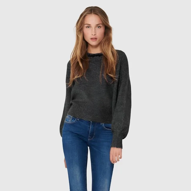 Jersey ONLY Gris Mujer
