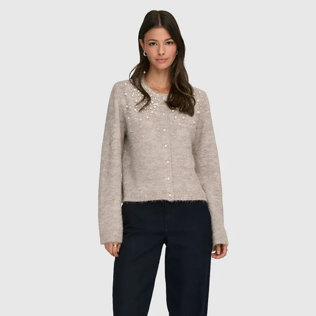 Jersey ONLY Beige Mujer