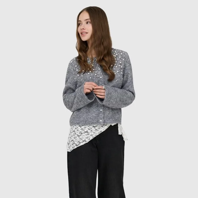 Jersey ONLY Gris Mujer