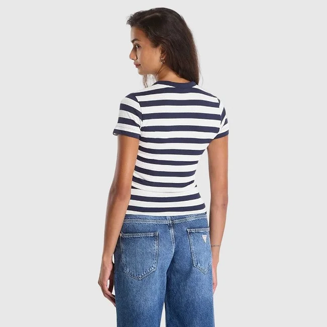 Camiseta Guess Rayas Mujer