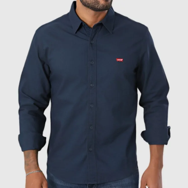 Camisa Levi's Azul Marino Hombre