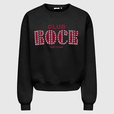 Sudadera ONLY Negra Mujer