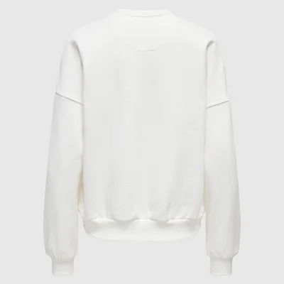 Sudadera ONLY Blanca Mujer 2