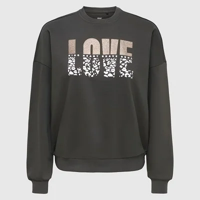Sudadera ONLY Negra Mujer