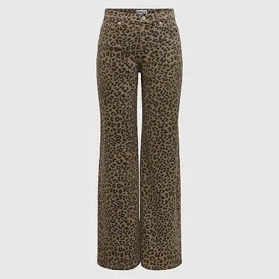 Pantalón ONLY Beige Mujer