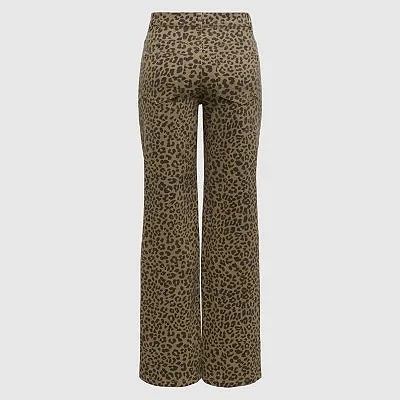 Pantalón ONLY Beige Mujer 2