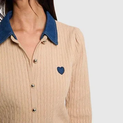 Camisa Morgan Beige Mujer 2