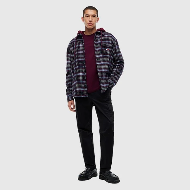 Pantalón Tommy Hilfiger Negro Hombre