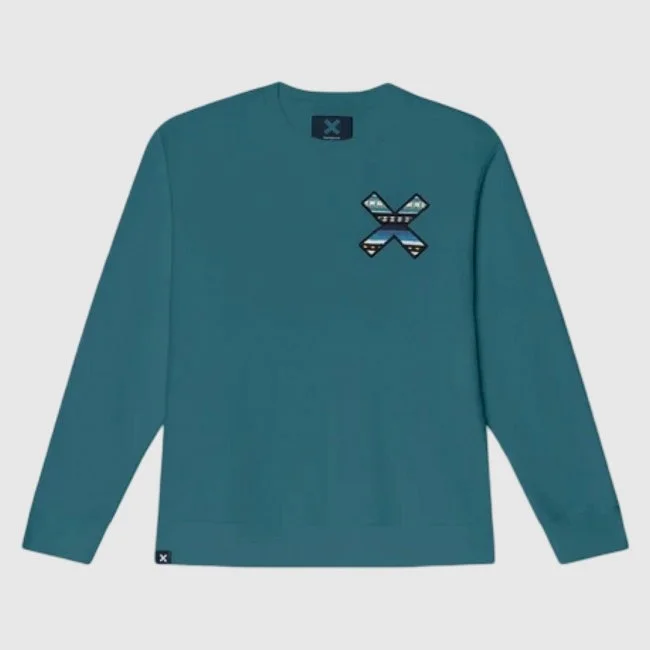 Sudadera Blue Banana Verde Hombre