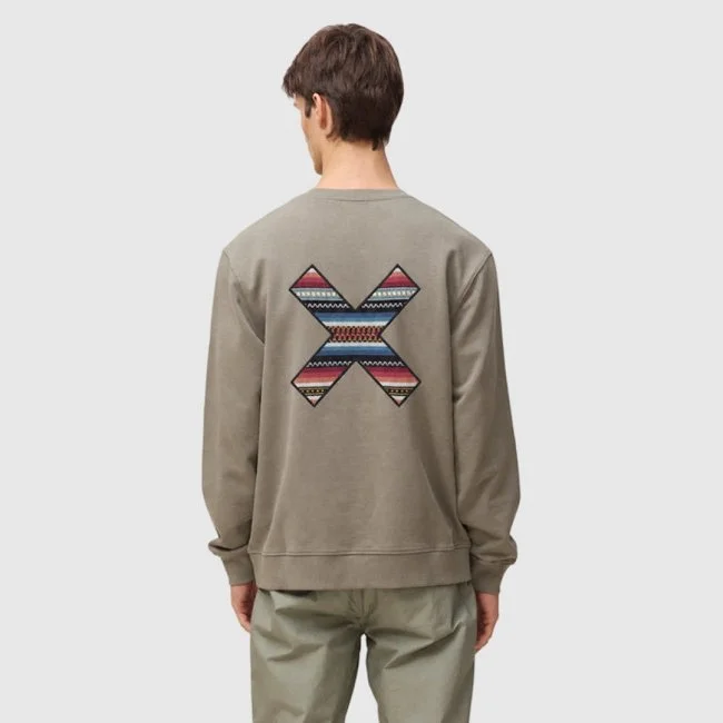 Sudadera Blue Banana Kaki Hombre