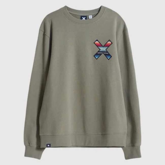 Sudadera Blue Banana Kaki Hombre