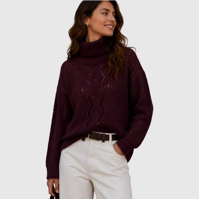 Jersey Tiffosi Marrón Mujer