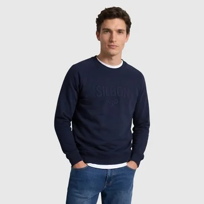 Sudadera Silbon Azul Hombre
