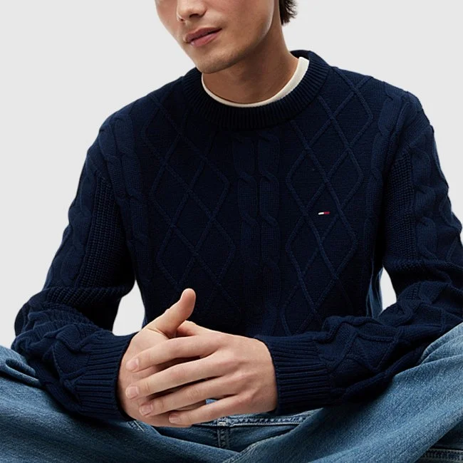 Sudadera Tommy Hilfiger Azul Hombre
