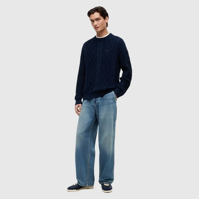 Sudadera Tommy Hilfiger Azul Hombre