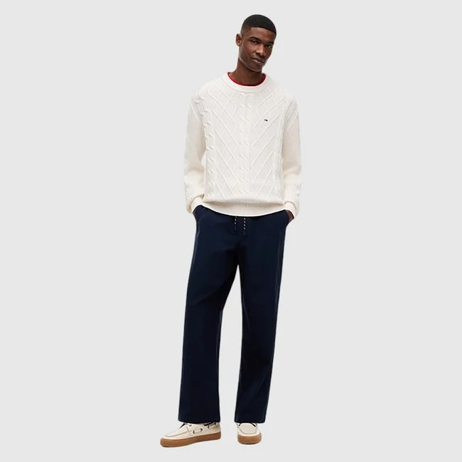 Sudadera Tommy Hilfiger Blanca Hombre