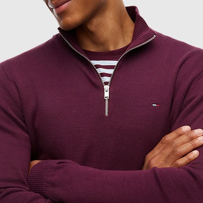 Jersey Tommy Hilfiger Burdeos Hombre
