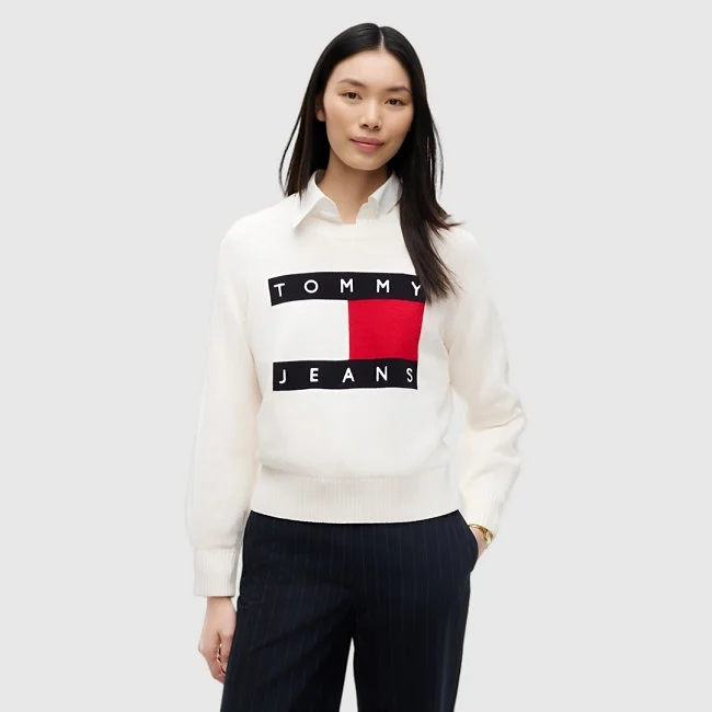 Jersey Tommy Hilfiger Blanco Mujer