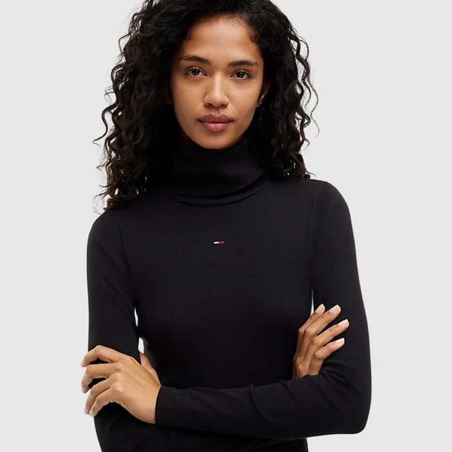 Vestido Tommy Hilfiger Negro Mujer